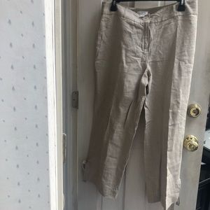 Ann Taylor Loft linen capri pants